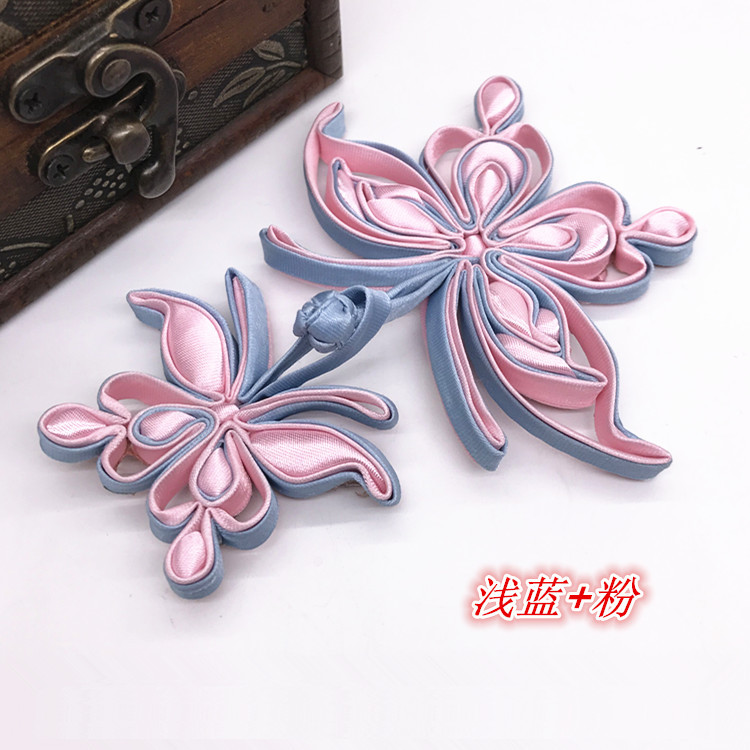 手工盘扣布扣花扣双蝴蝶旗袍唐装扣f复古古典扣批发