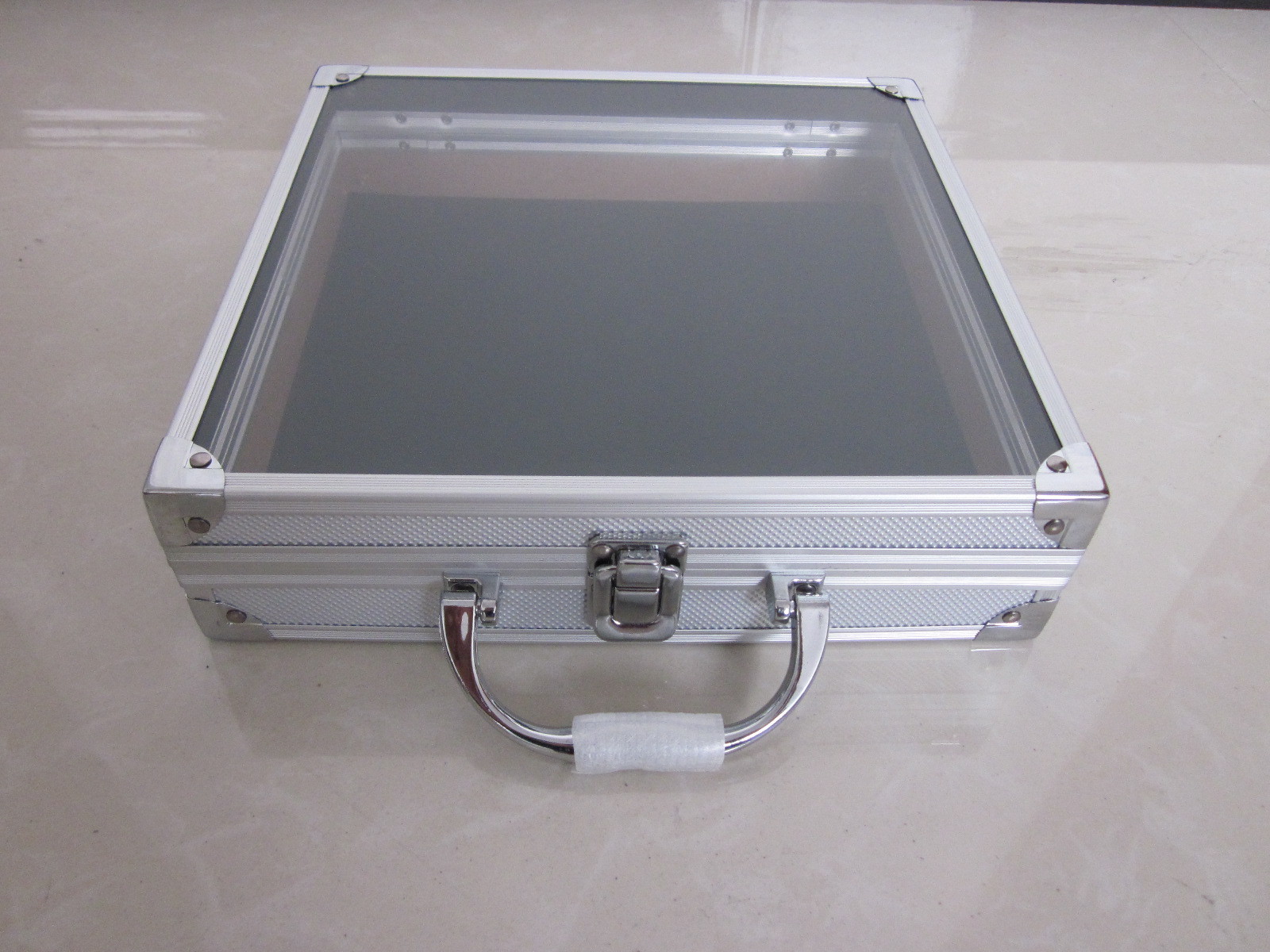 定做 精美皮带盒 数码电子产品铝合金包装盒 开窗透明铝箱