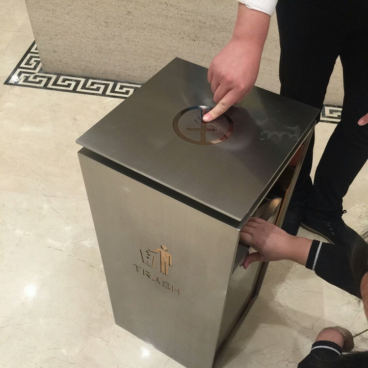 商场酒店大堂大厅垃圾桶怎么选?这是我听过的最好回答