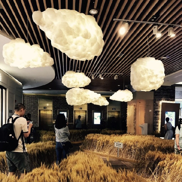 led景观灯 个性创意乌云灯 云朵灯 白云灯 棉花白云灯 led造型灯