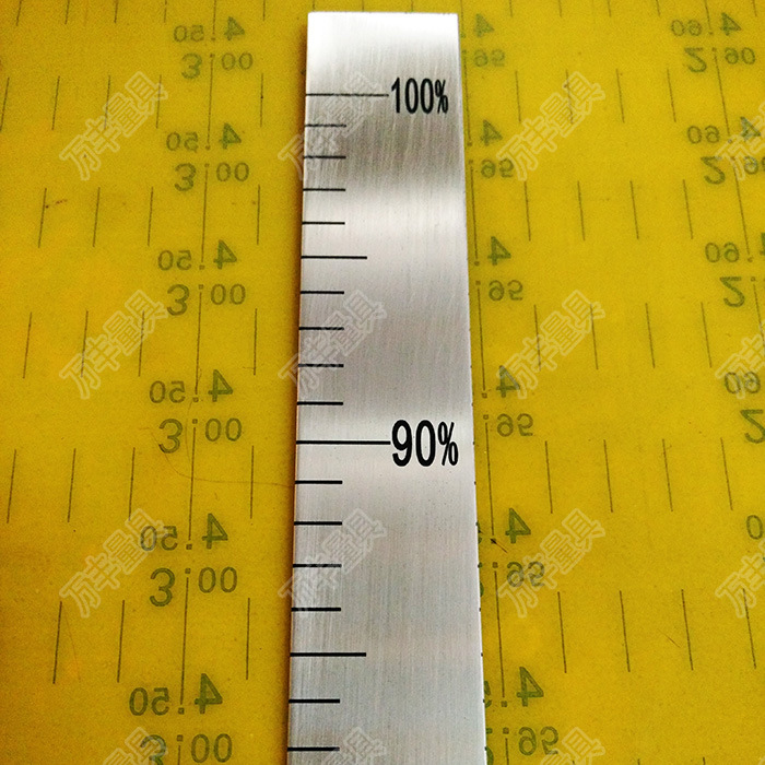 304不锈钢刻度尺 水位尺 深度标尺 水位测量工具定制 钢卷尺厂