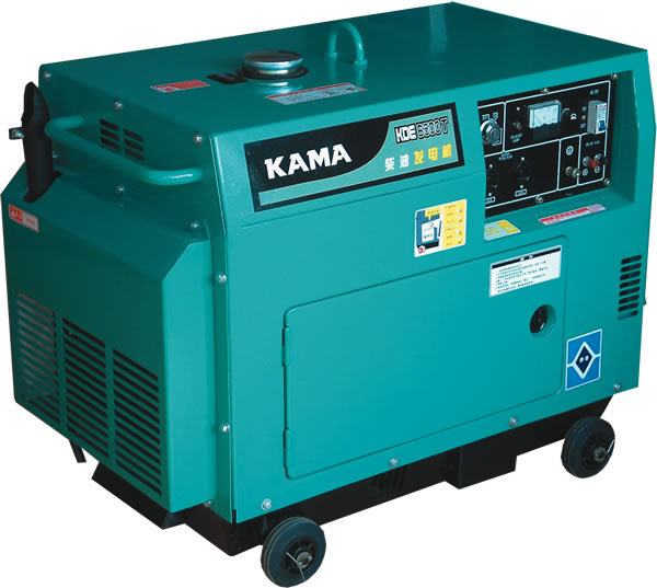 凯马风冷柴油发电机kde6500t/t3