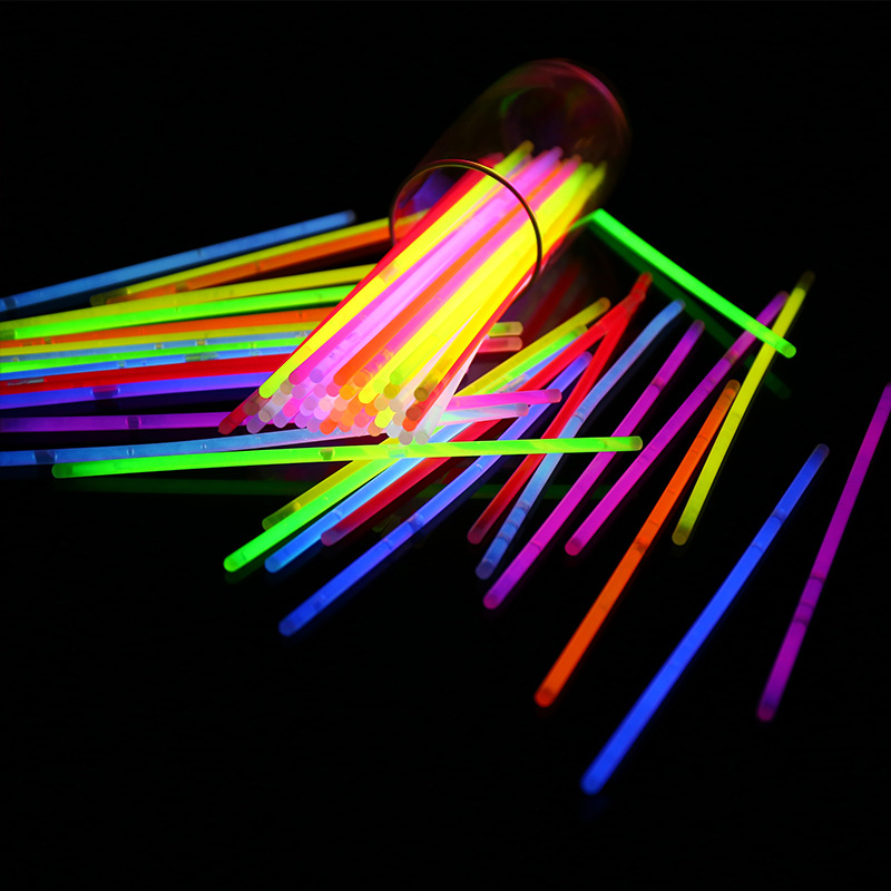 Light Stick Bracelet 100 Concert Tiktok Factory Wholesale Glow Stick Luminous Toys Disposable Light Stick