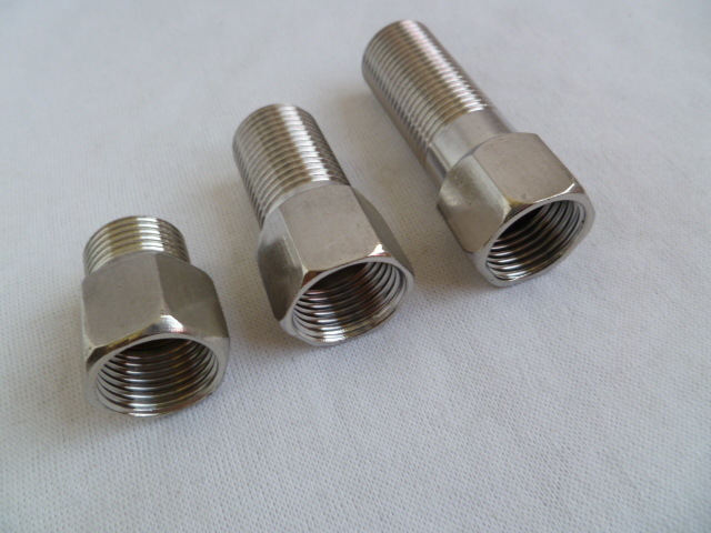 4分不锈钢内外丝直接 加长延长延伸接头 4分变6分内外丝直接加厚