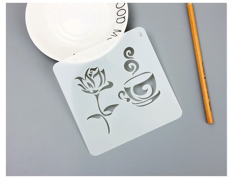 主题花边尺 手工diy相册个性制作绘画画图镂空模板喷雾版遮蔽版