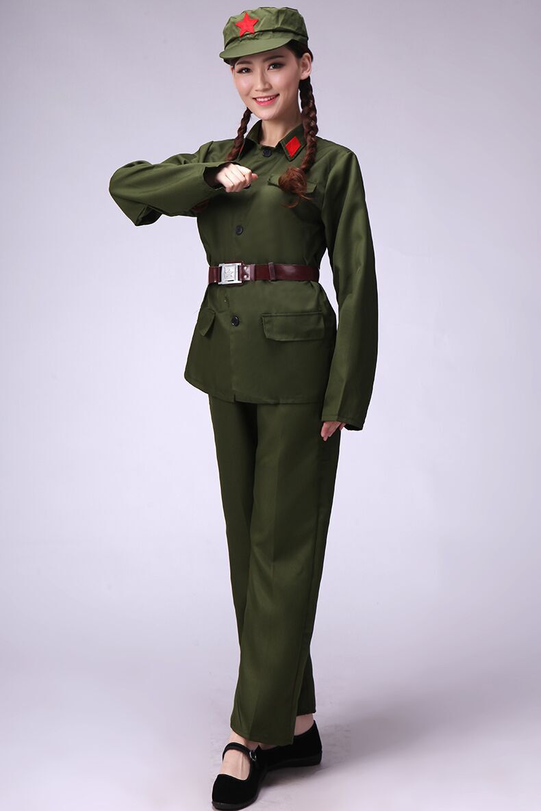 厂家红卫兵65六五式老式军装红军解放服装老文革越战表演演出服