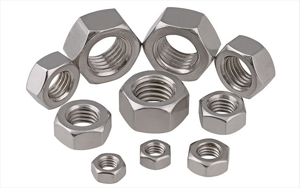 304不锈钢英制/美制六角螺母 六角螺帽 美标细牙螺母