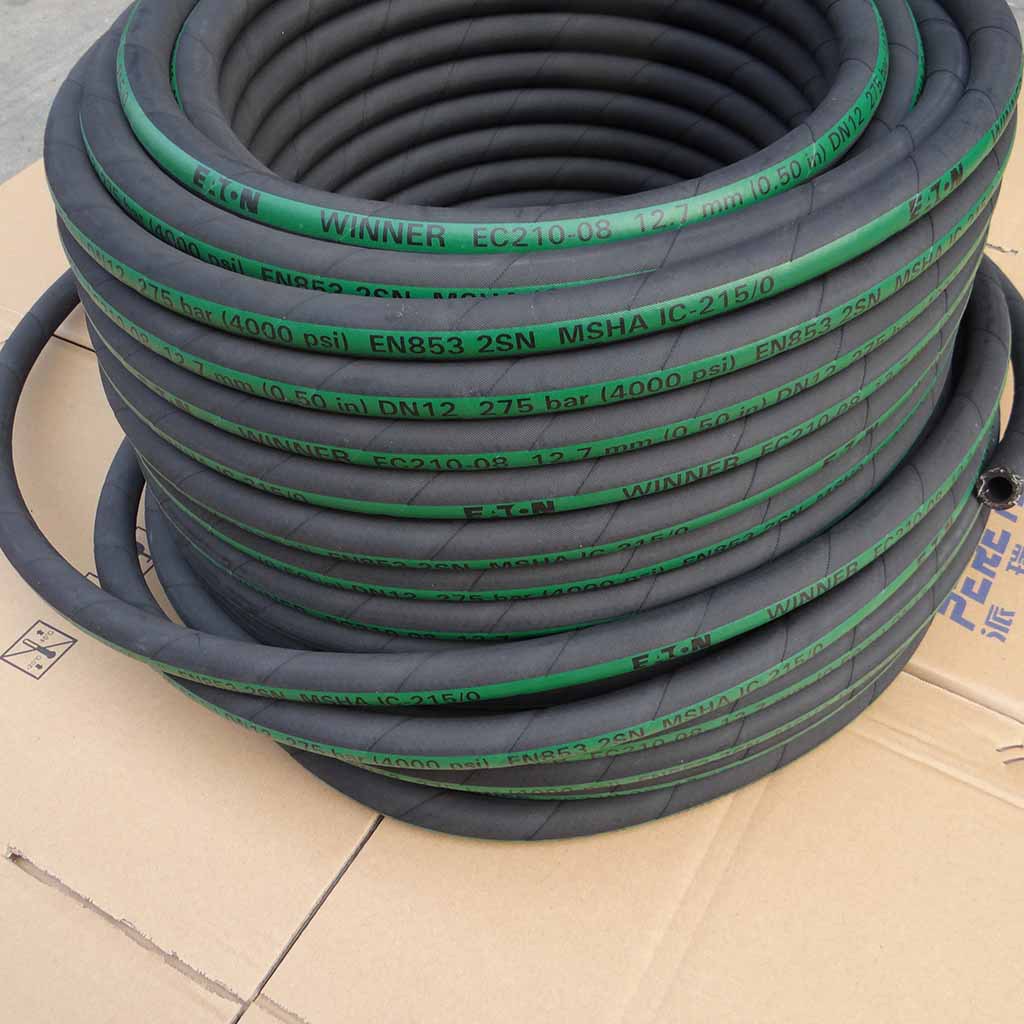 eaton伊顿液压软管  ec210二层钢丝编织胶管