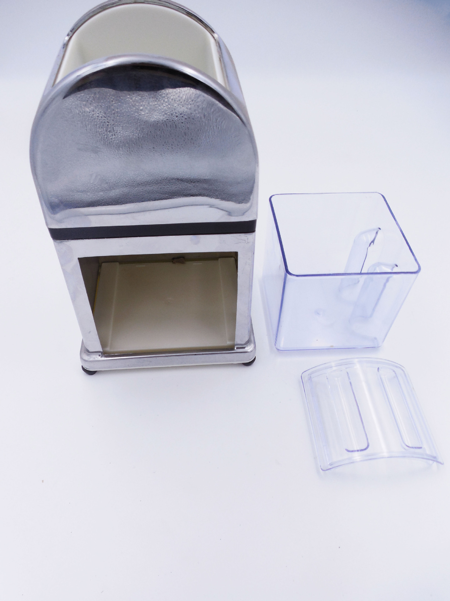 速卖通亚马逊爆款热销锌合金abs不锈钢手动手摇式碎冰机切冰机