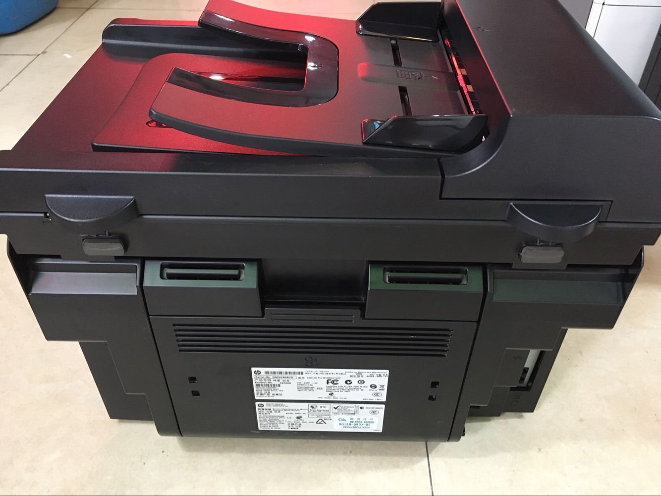 惠普hplaserjet 1536dnf 多功能黑白激光打印机商用家用一体机