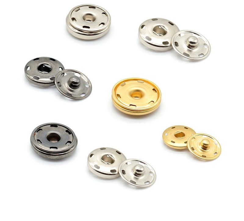 暗扣扣子 隐形防走光儿童衬衫大衣女金属摁扣纽扣按扣子母扣批发