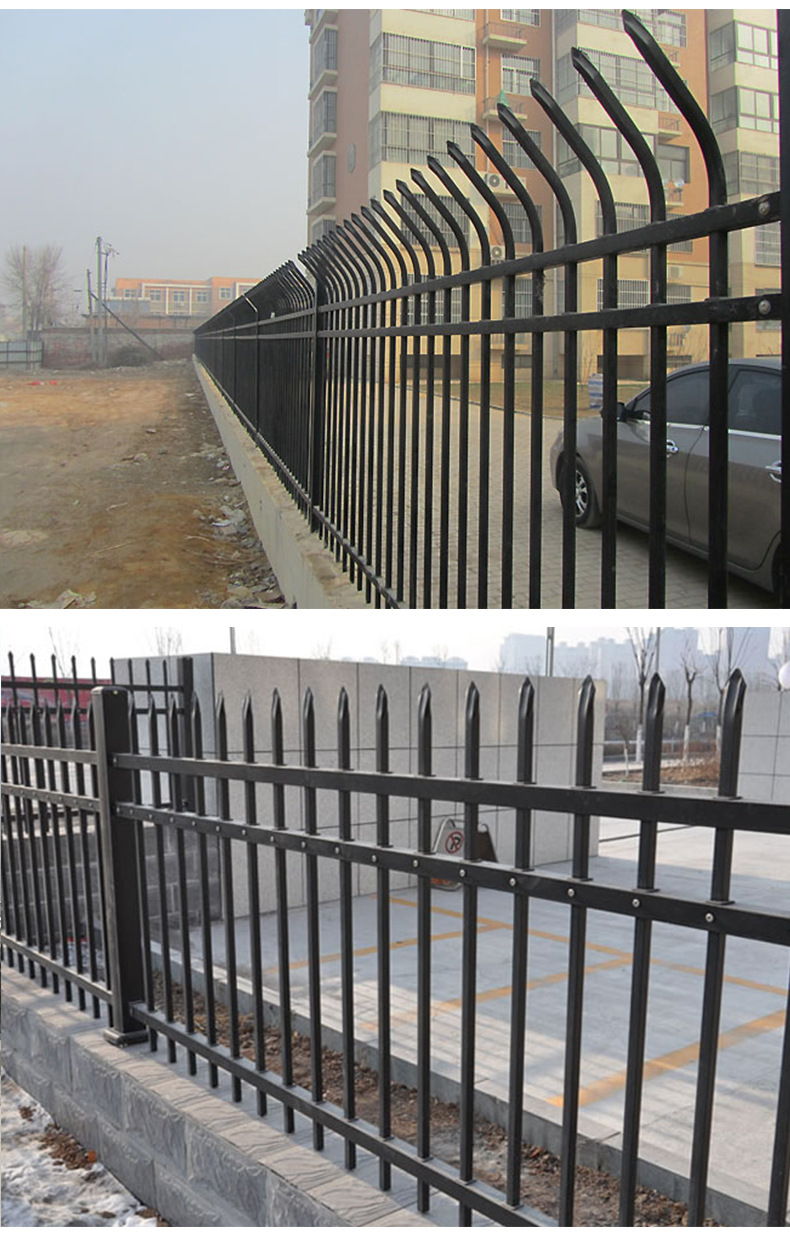 定制锌钢铁艺防护栏锌钢隔离护栏生产厂区小区别墅围墙锌钢护栏
