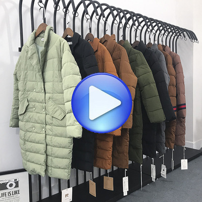 走份女装尾货清仓棉衣女中长款2017新款棉服韩版棉袄冬季品牌折扣