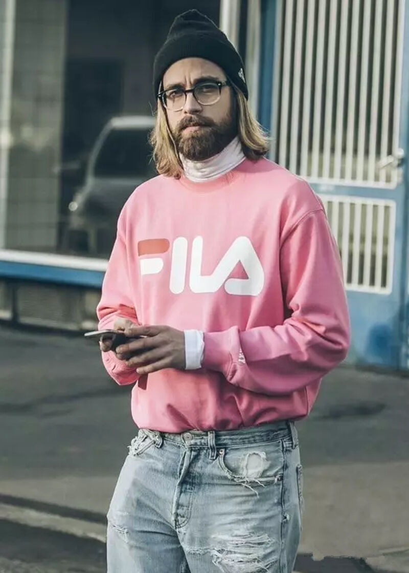 春天桃花开,爱穿粉色的男人你敢不敢爱!