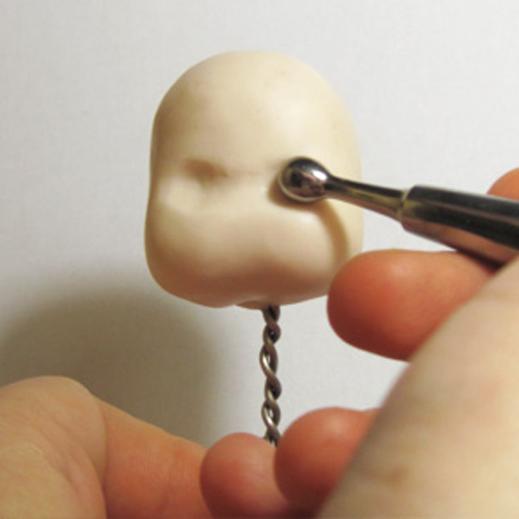 手办diy压痕笔 翻糖球丸棒软陶泥工具手办泥塑工具 眼窝制作工具