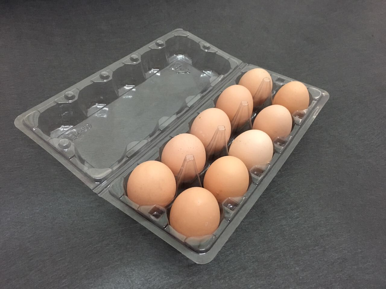 一次性吸塑鸡蛋托 10枚大号鸡蛋盒,10个洋鸡蛋装蛋托 塑料蛋托