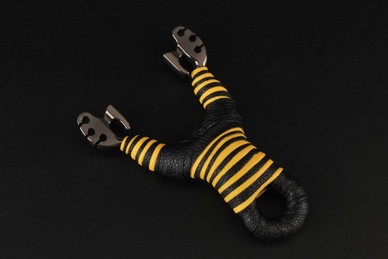 合金藏羚羊弹弓 传统反曲三卡羚羊弹弓 不锈钢金属户外射击玩具