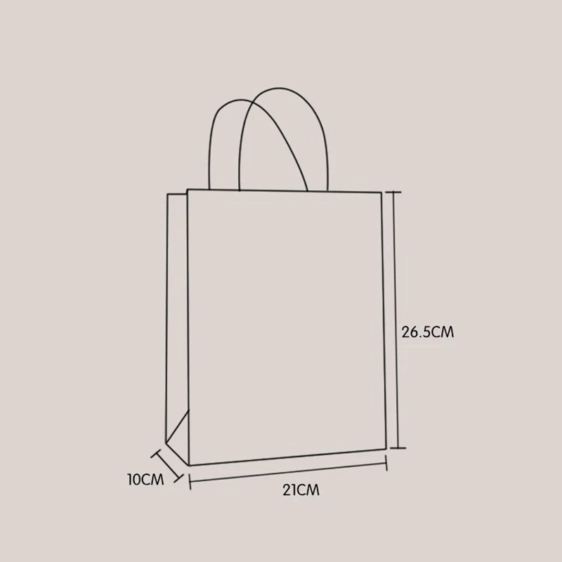 现货直销 进口牛皮纸袋 手提袋 通用礼品袋 服装袋 外卖打包袋
