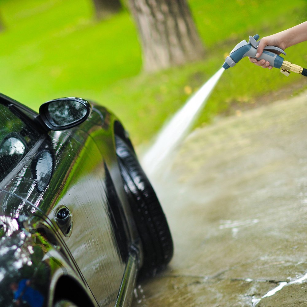 塑料多功能家用花园喷水枪 家庭园艺 水管配件 软包胶手柄