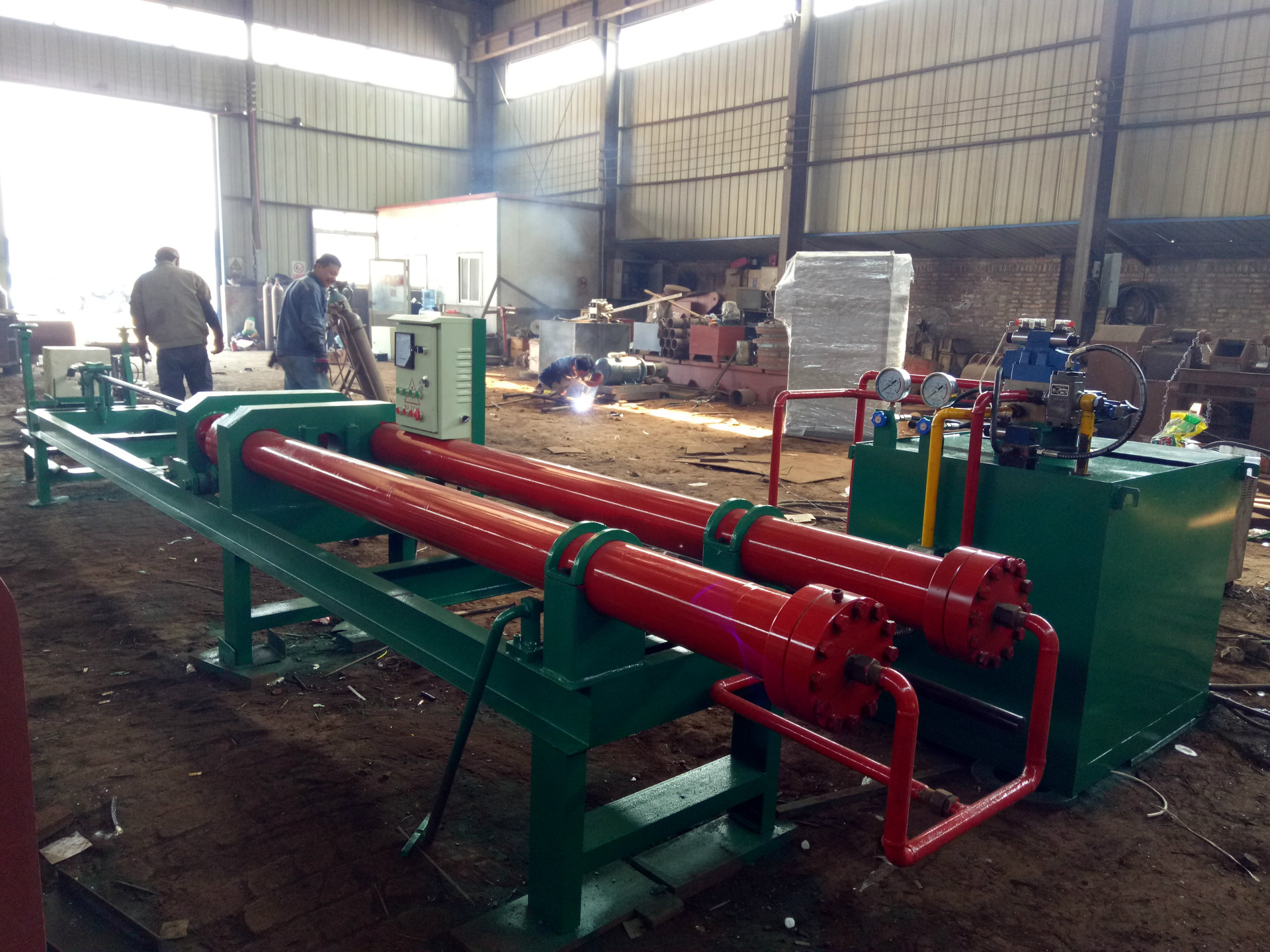 盐山生产厂家供应中频液压数控全自动推制机弯头机一件起批 质优