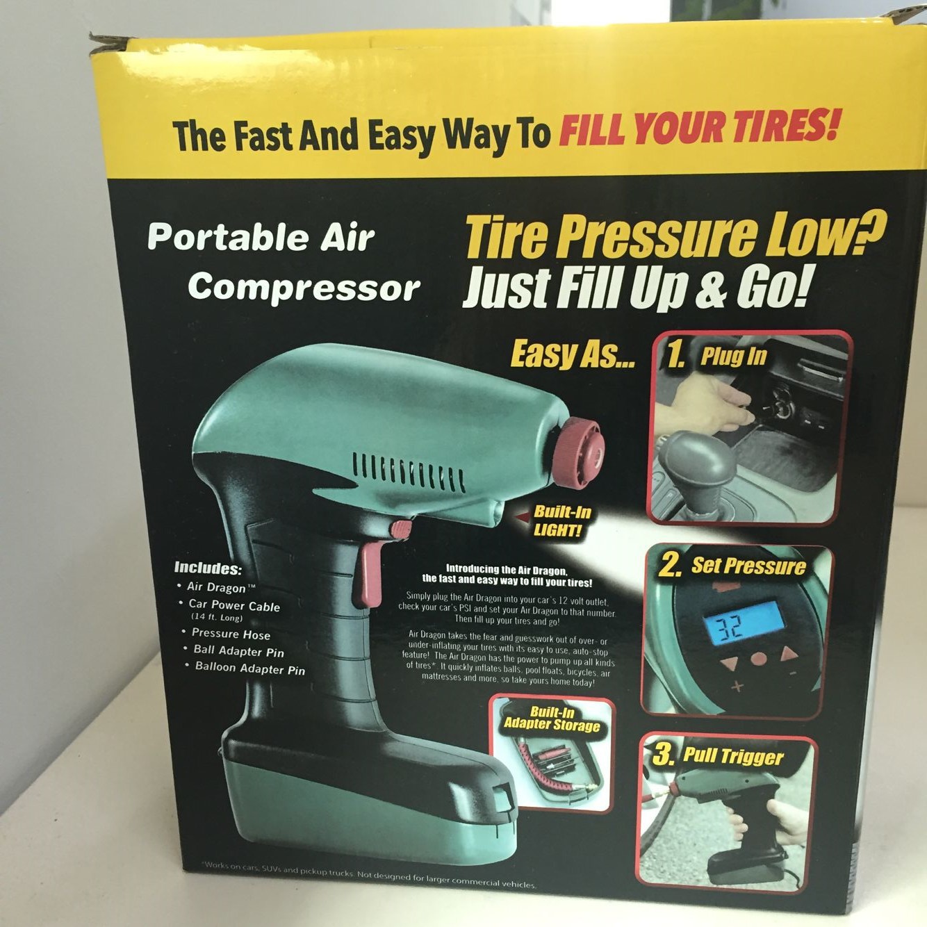 2017tv新品 portable air compressor电动充气泵车载充气泵 厂家
