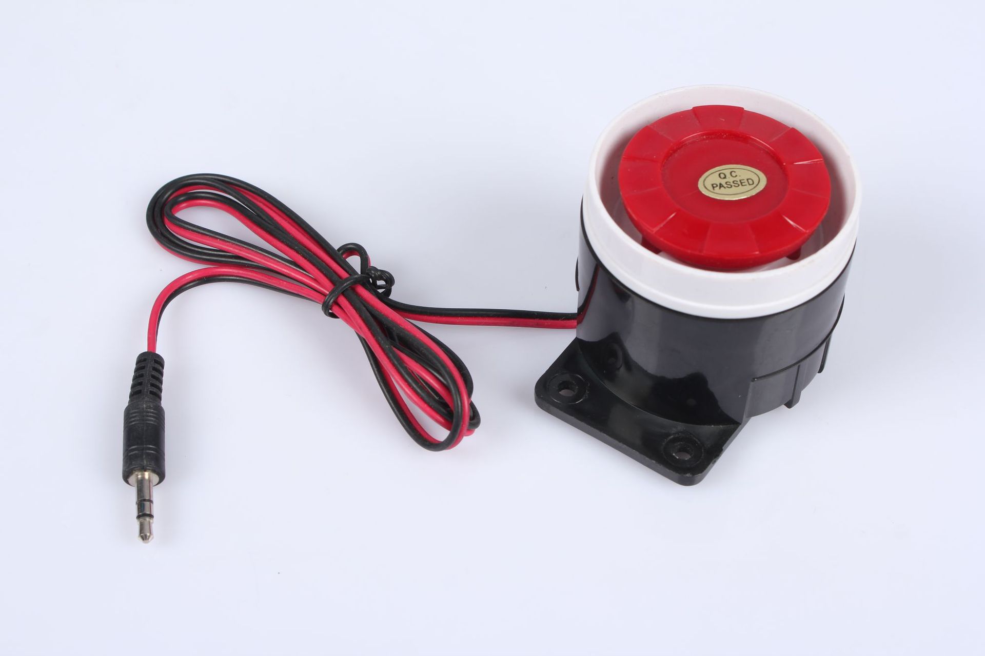 有源蜂鸣器厂家批发50mm引线直径55报警器有源压电式蜂鸣器供应