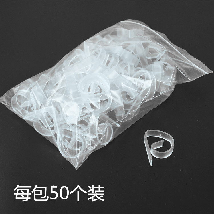 Supply Transparent Abs Tablecloth Clip Transparent Vinyl Tablecloth Clip Tablecloth Fixing Clip 50 Pieces Per Pack