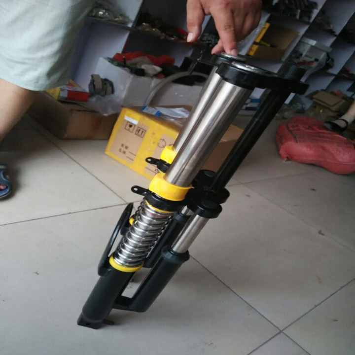 电动车 三轮车前叉 双肩双簧加粗前叉 电动车配件 厂家直销