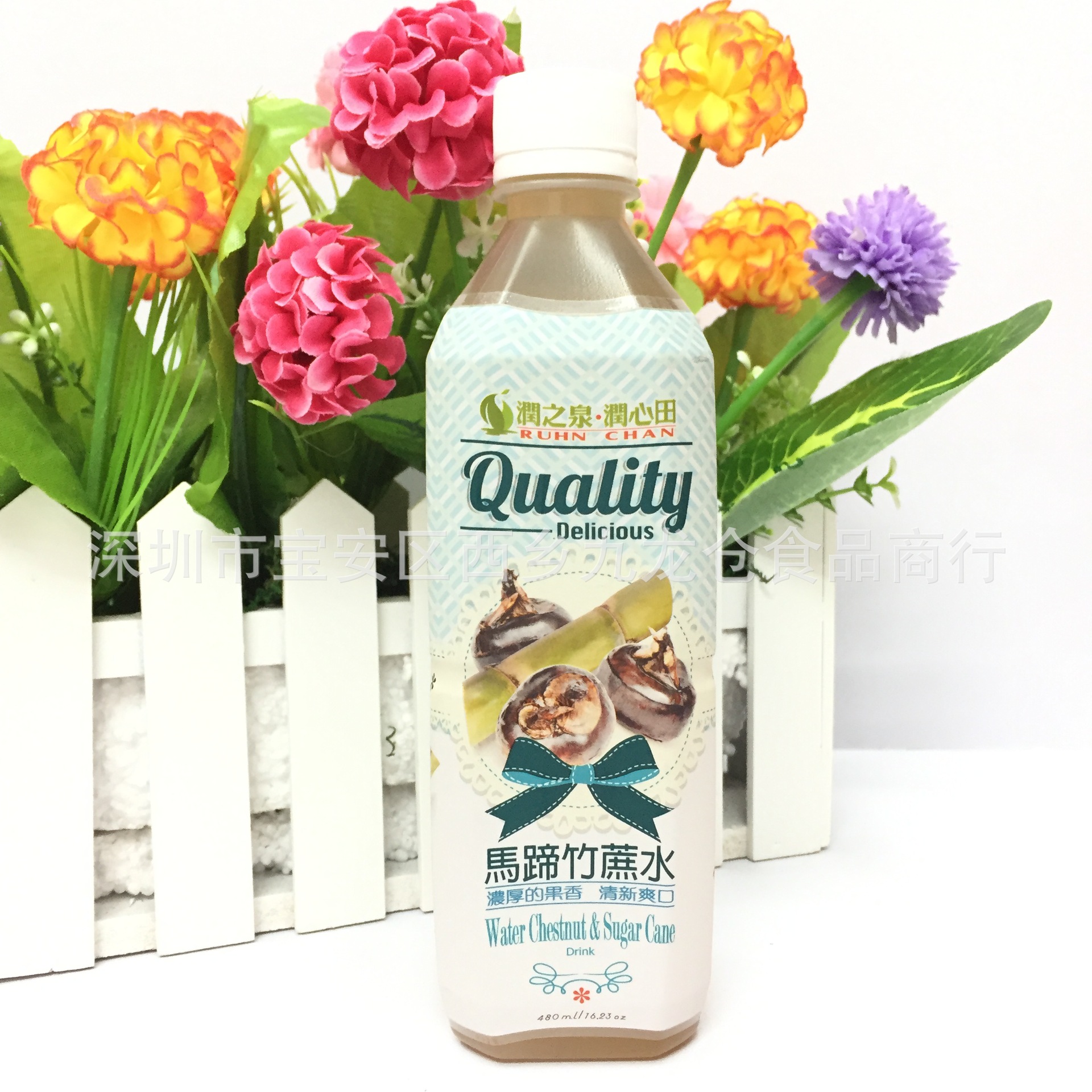 台湾进口 润之泉马蹄甘蔗汁饮料480ml*24瓶/箱 批发