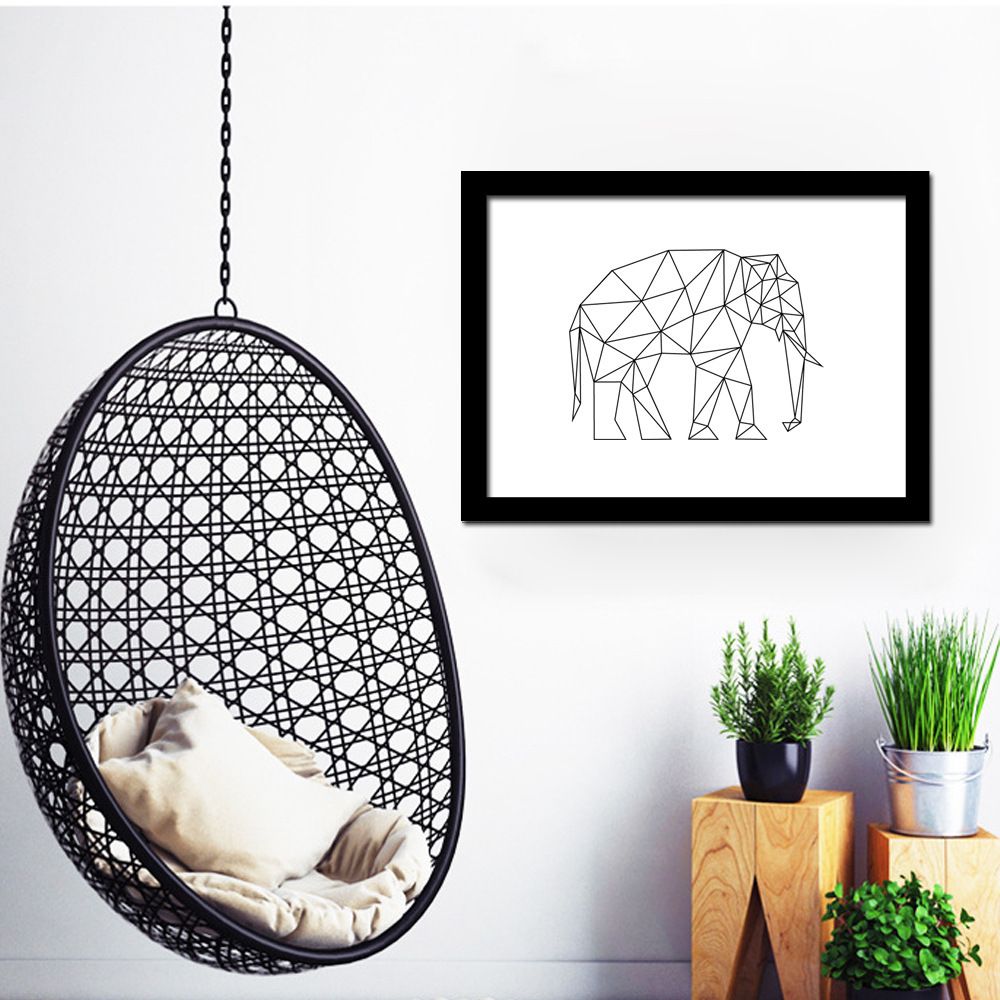 funlife热卖大象环保创意装饰个性装饰走廊挂画环保装饰画cp098