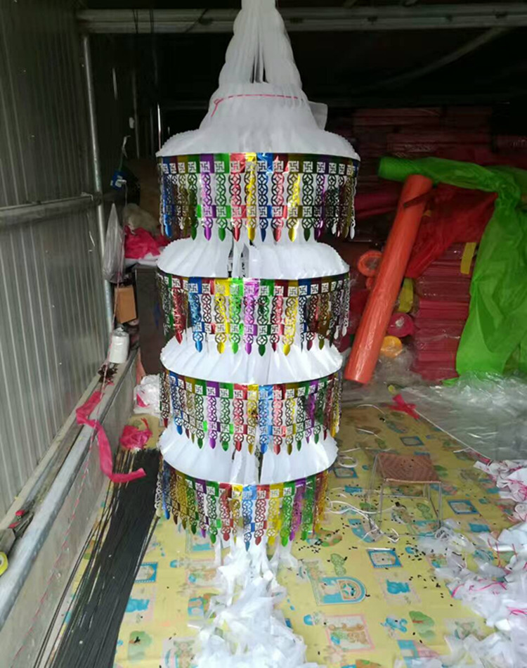 清明节用品 9圈大布幡 引魂幡 殡葬用品 厂家低价批发