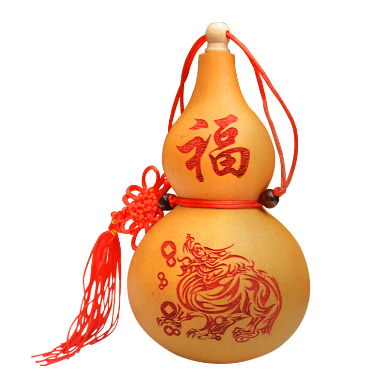 葫芦挂件开口绘制图案八卦葫芦开盖宝葫芦摆件挂件