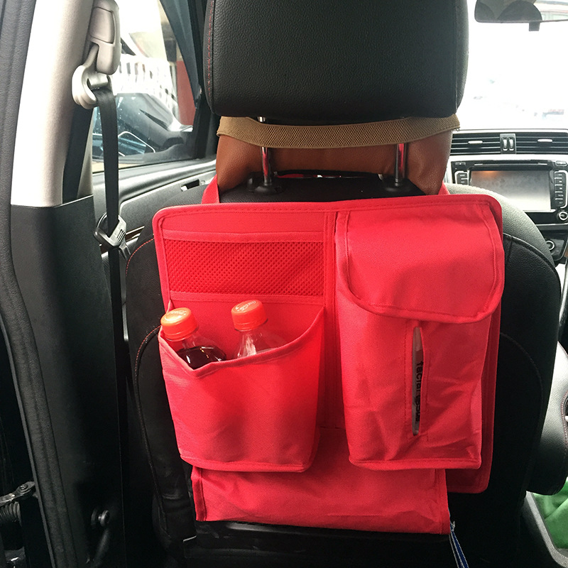 易成 汽车置物袋 车用座椅后背挂袋 车载椅背收纳箱 杂物储物包
