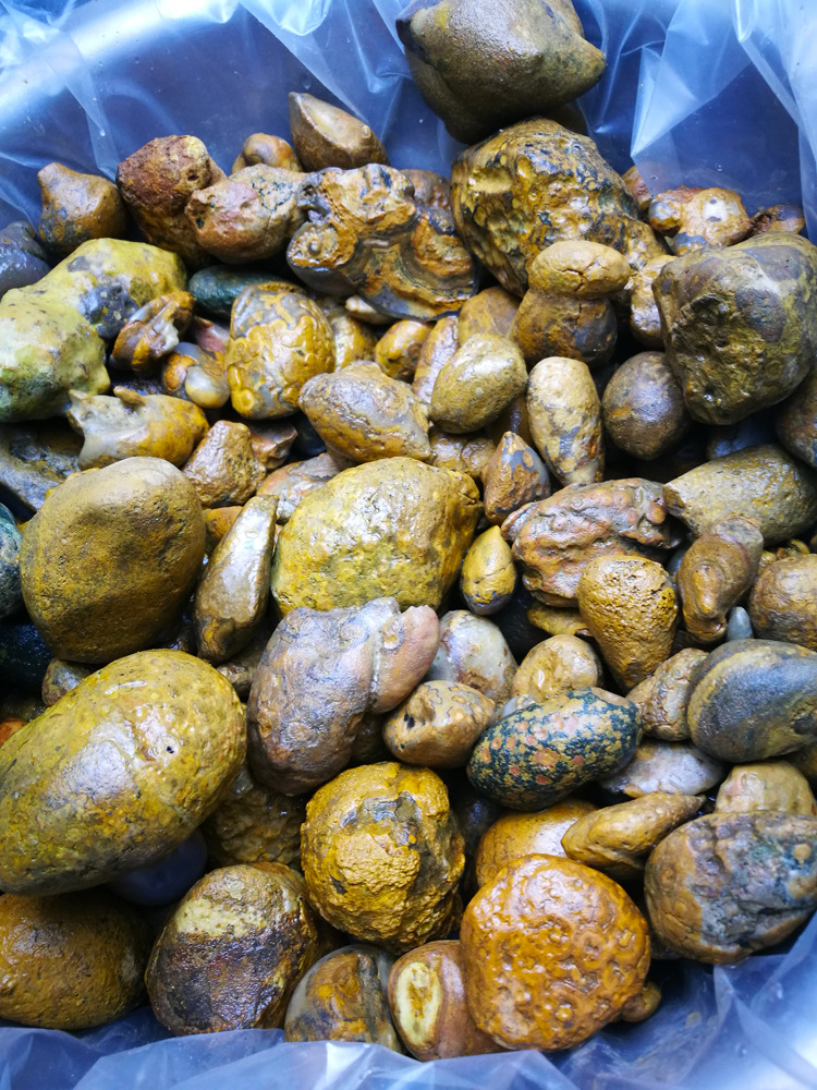 *奇石蒙天珠九眼石页岩原石鱼缸花盆造景石