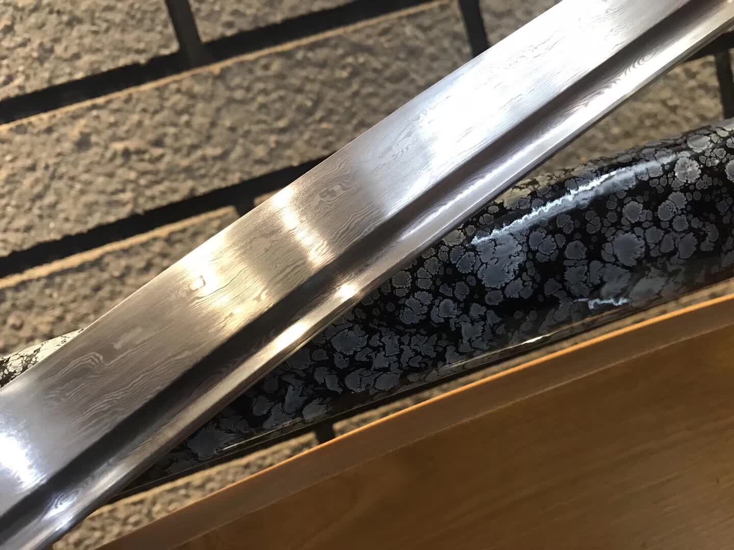 一件代发龙泉宝剑折叠花纹钢日式武士刀剑工艺品户外冷兵器未开刃