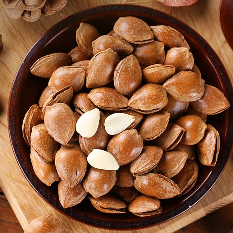 新疆特产开口杏核坚果零食 香甜酥脆手剥小银杏仁散货批发500g