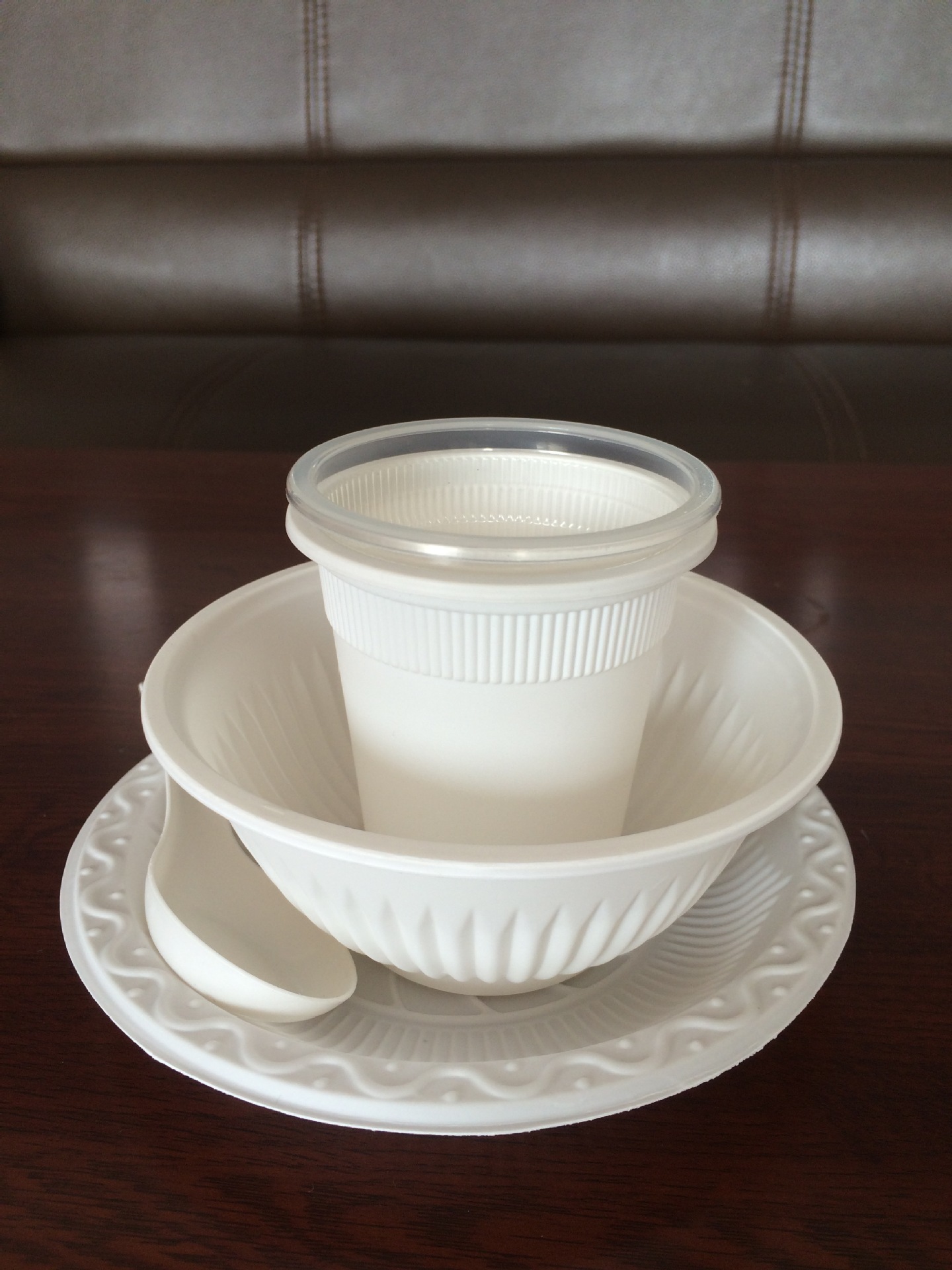 中号五件套散装 一次性玉米淀粉环保可降解餐具 5000套价格