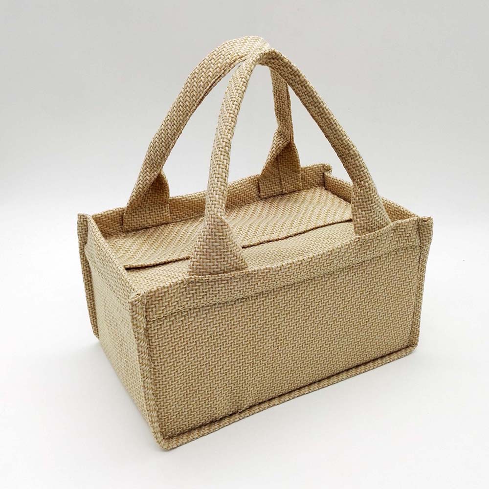 亚麻棉布艺纸巾盒 挂提式面手纸袋 时尚布制手提袋 提供logo刺绣