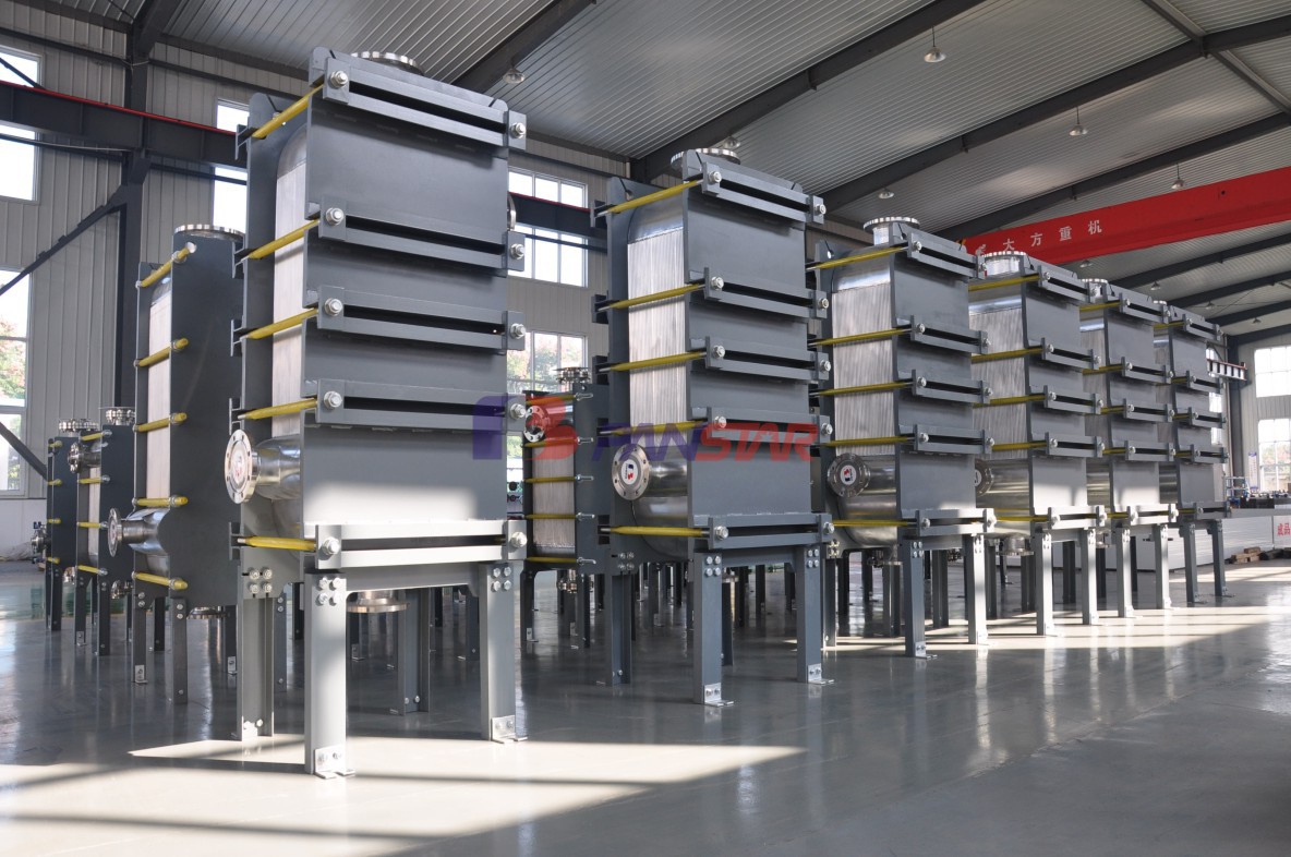 合资派斯特三氯蔗糖酯化液冷凝/冷却器专用全焊接板式换热器厂家