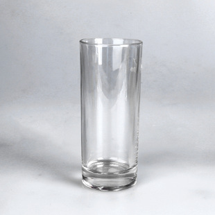 【厂家直供】高白料无铅玻璃水杯 圆形直身杯 家用12安直筒杯加厚