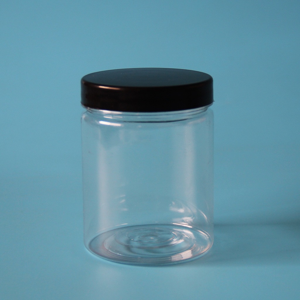 供应65*85pet食品罐子,休闲食品包装瓶,干果罐子,饵料瓶子