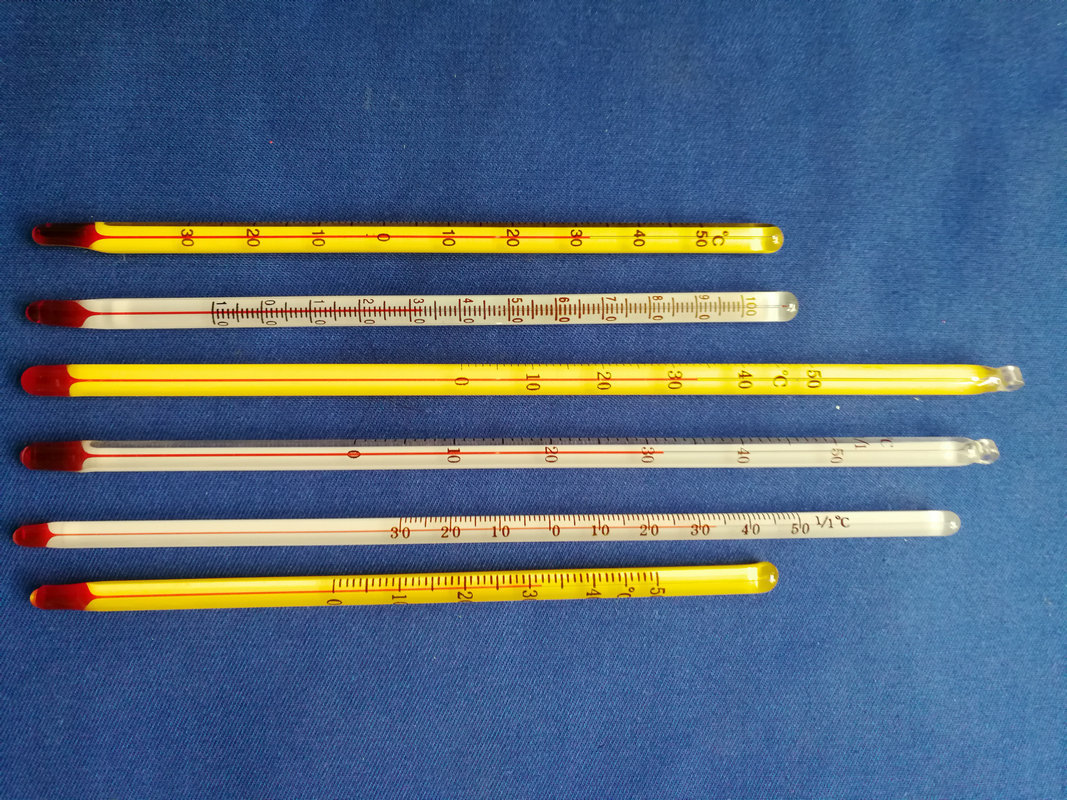 玻璃棒式温度计_供应玻璃棒式红水温度计-20 50℃ -30 5℃ 长150mm