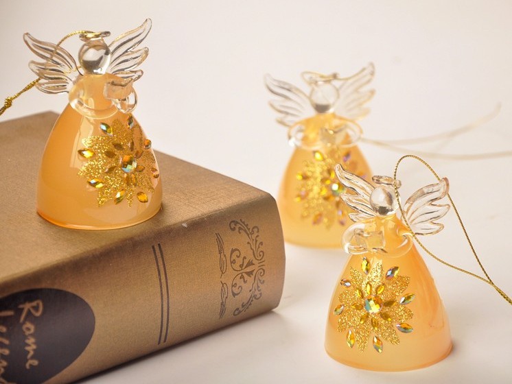 透明天使挂饰 小饰品挂件 玻璃工艺品家居 家具装饰