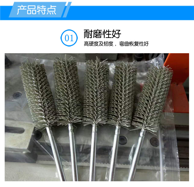 磨料丝刷 管道刷 工业除污除锈磨料丝刷 清洁毛刷 螺纹扭线管道刷