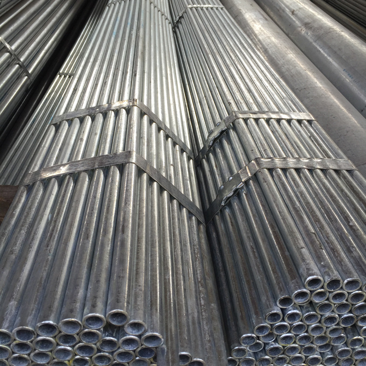 铁圆管1寸 dn25热镀锌钢管供水管顺钢排水管消防管道现货配送