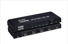 厂家直销 HDMI分配器 1x4 真正的4K*2K HDMI 1X4 4K超清分配器