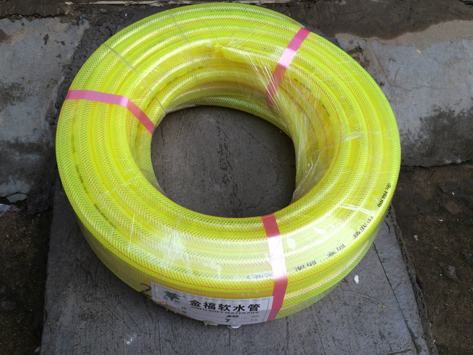 2厂家自销金福高级无毒无味黄色牛筋软网管 防冻水管 四季水管