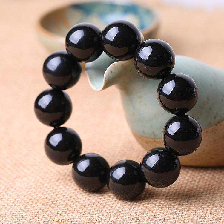 天然黑珊瑚 海铁树 铁木 1.6-2.2手串 佛珠 批发