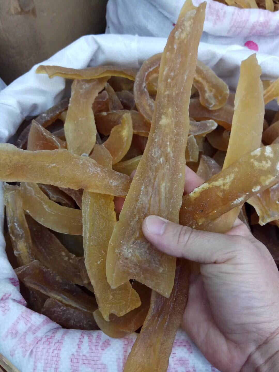 今天公布货源 鱼皮胶 新鲜足干胶质好 500g￥60