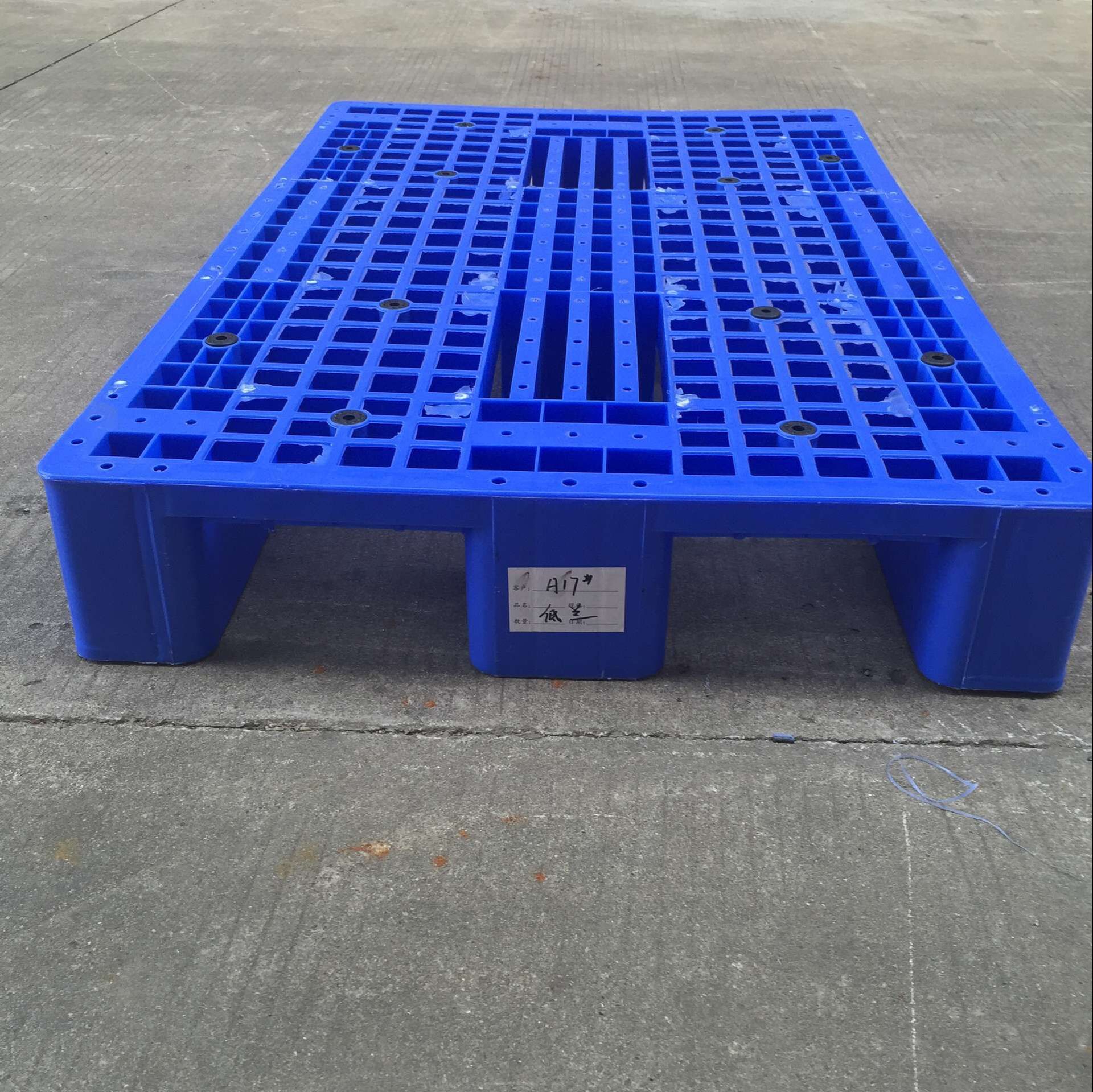 川字网格塑料托盘 货物周转运输机动叉车塑胶地拍子